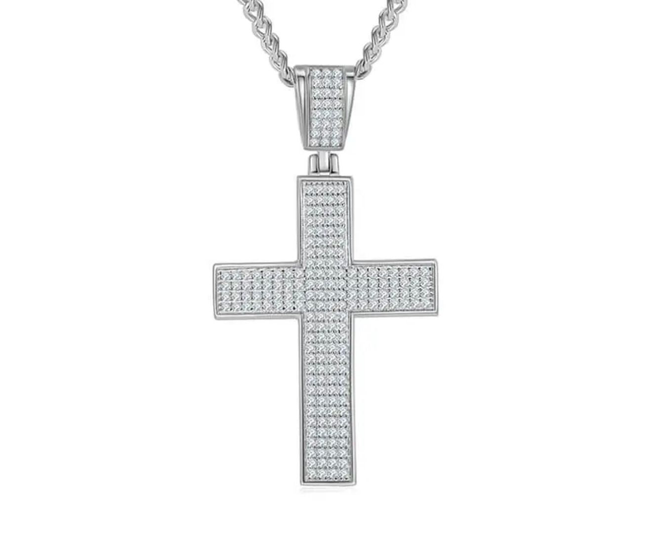 Colgante de Cruz Brillante